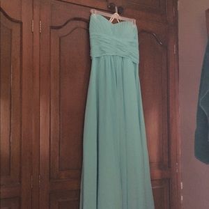 Turquoise Long Part Dress Size M
